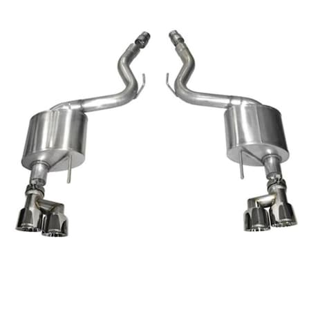Corsa Exhaust 2015-2017 Axle-Back Exhaust System with Quad Rear Exit, Polished 14334